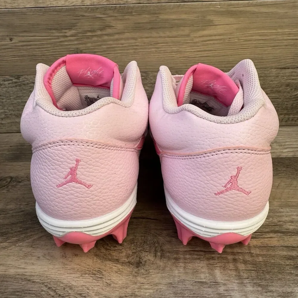 Jordan Stadium 90 Low TD Cleats Pink White Size 10.5